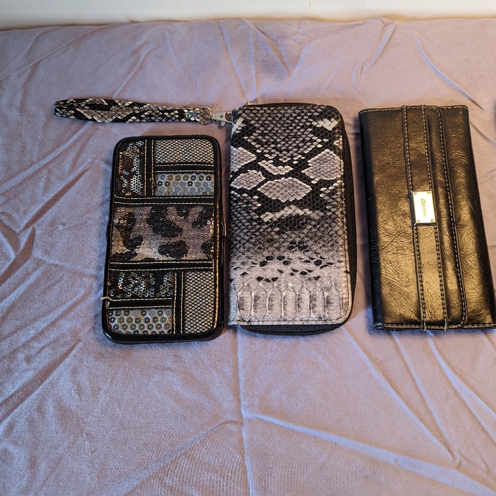 3 Random Women's Wallets
